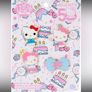 Hello Kitty 50th Anniversary 4-Pack Pin Set
